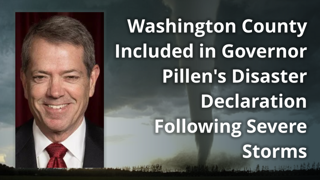 Governor Jim Pillen Washington County Nebraska Storm Disaster