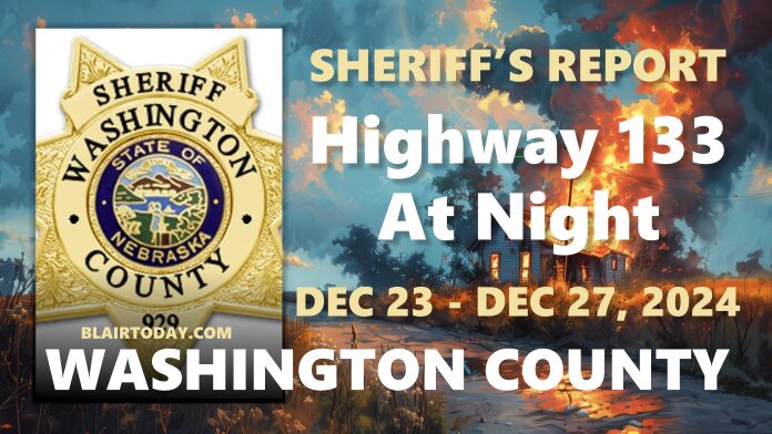 Washington County, Nebraska Sheriff's Report Washington County, Nebraska Sheriff's Report