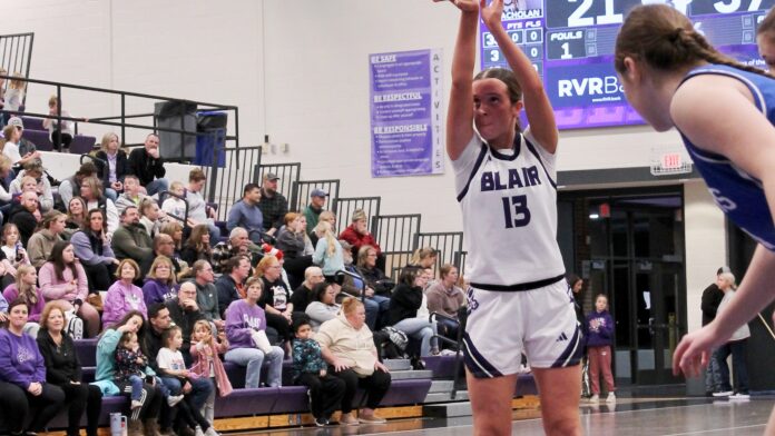 Kate Wulf, Blair High School Girls Varsity Basketball, Photo Credit: Morgan Archer